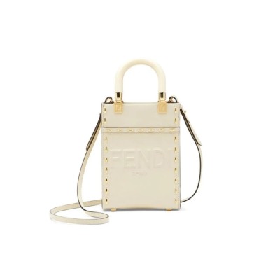 FENDI SUNSHINE MINI TOTE SHOULDER CROSSBODY BAG 8BS051AHN3F1FIR (18*13*6.5cm)
